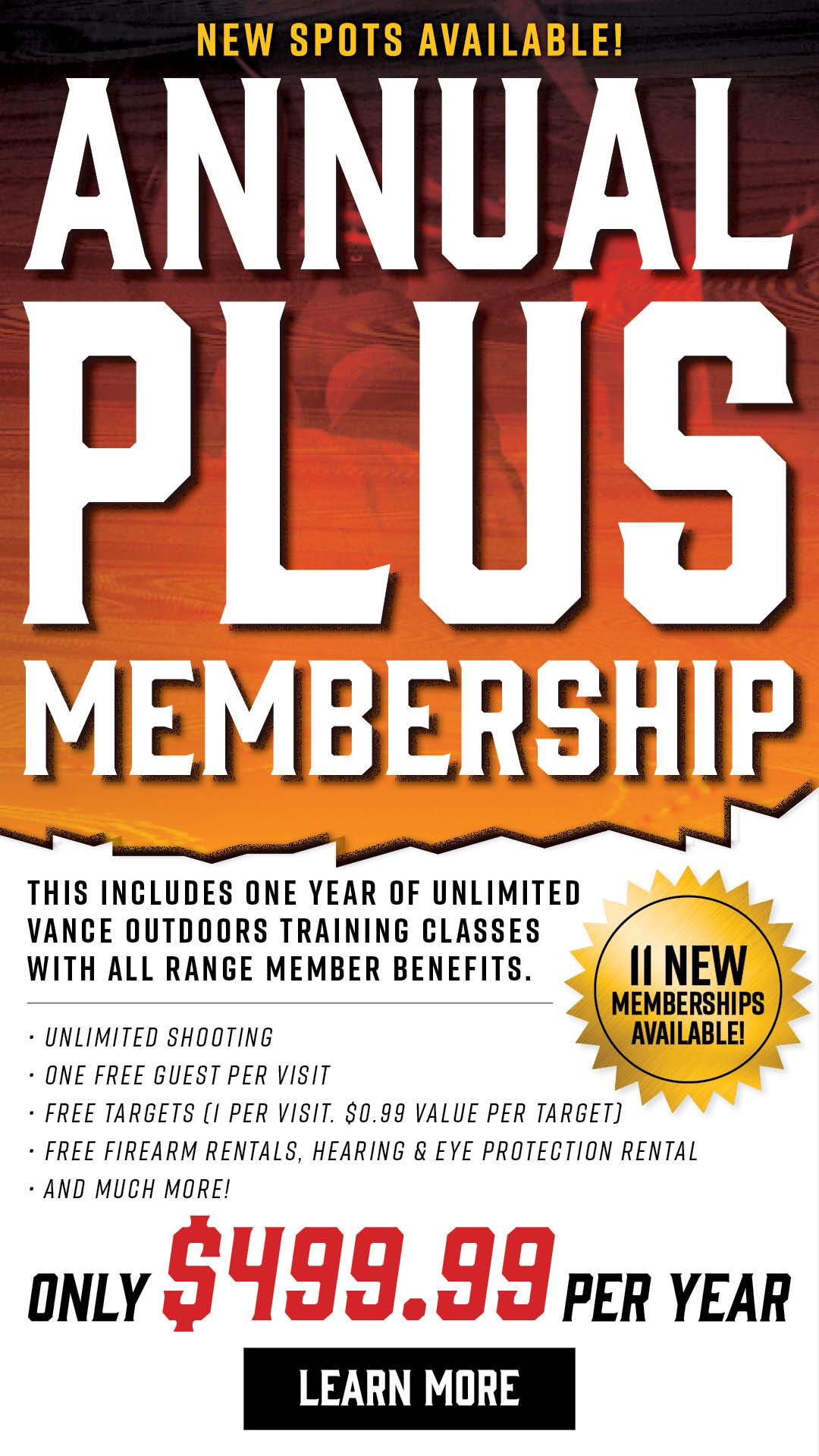 Annual Plus Range Membership